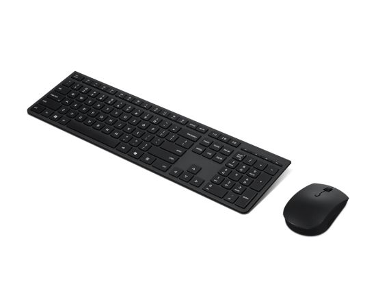 Lenovo Professional Wireless Rechargeable Keyboard Keyboard and Mouse Set Wireless Mouse included Lithuanian Bluetooth Grey Клавиатуры