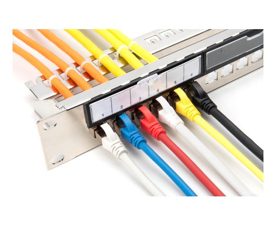Digitus Modular Patch Panel, 24-port DN-91411-G White