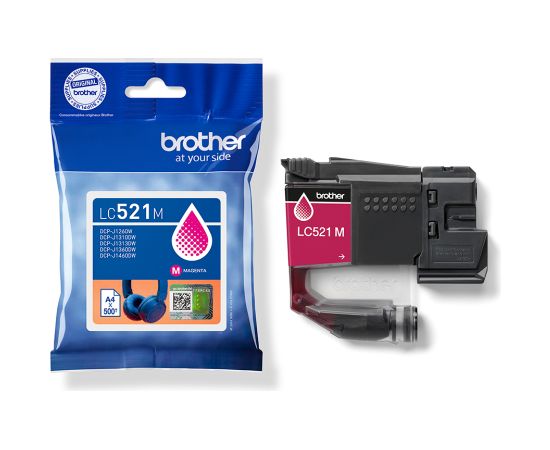Brother LC521M Ink Cartridges Magenta