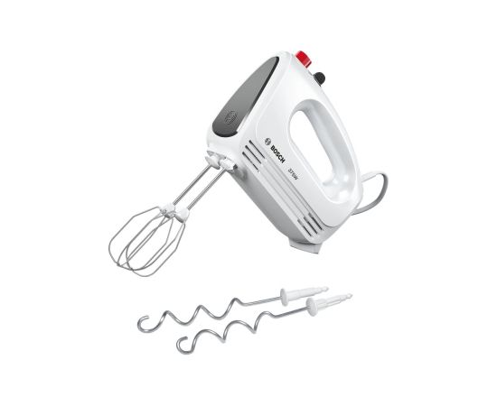 Bosch Hand Mixer MFQ22100 CleverMixx Hand Mixer 375 W Number of speeds 4 Turbo mode White/Dark Grey