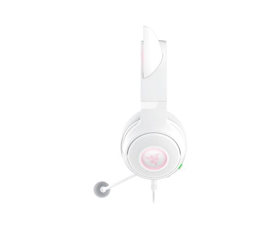 Razer Headset Kraken Kitty V2 Wired Over-ear Microphone Noise canceling White