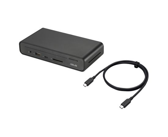 Asus Triple Display USB-C Dock Duo DC301 Duo 90XB0A5N-BDS010 Ethernet LAN (RJ-45) ports 1 DisplayPorts quantity 2 HDMI ports quantity 1