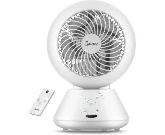 Midea Fan MDF24JRW TurboForce Table Fan White Number of speeds 5 Oscillation Remote control