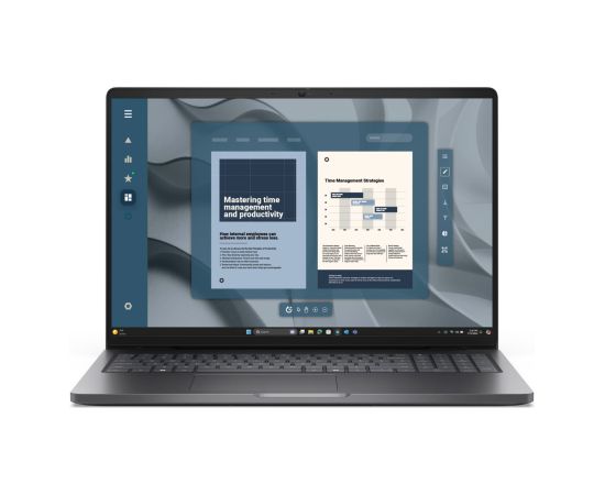 Dell Pro 16 PC16255 Magnetite 16 " IPS FHD+ 1920 x 1200 pixels Anti-glare AMD Ryzen 5 220 16 GB DDR5 Solid-state drive capacity 512 GB AMD Radeon 740M Graphics Windows 11 Pro 802.11ax Keyboard language English Keyboard backlit Warranty 36 month(s) Battery