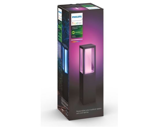 Philips Hue WCA Impress Outdoor Pedestal Lantern 8 W 2000-6500 Hue White Colour Ambiance