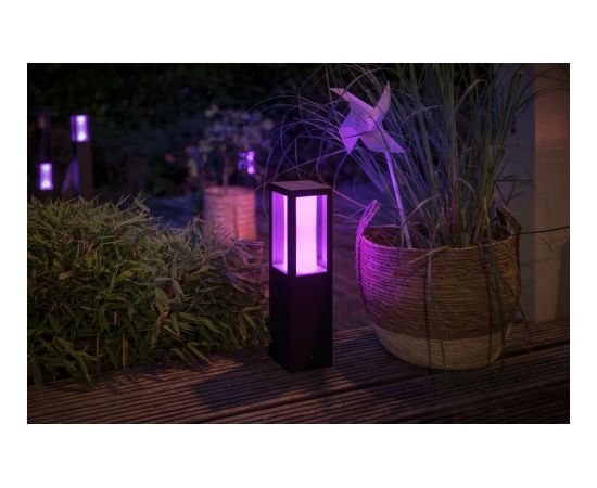 Philips Hue WCA Impress Outdoor Pedestal Lantern 8 W 2000-6500 Hue White Colour Ambiance