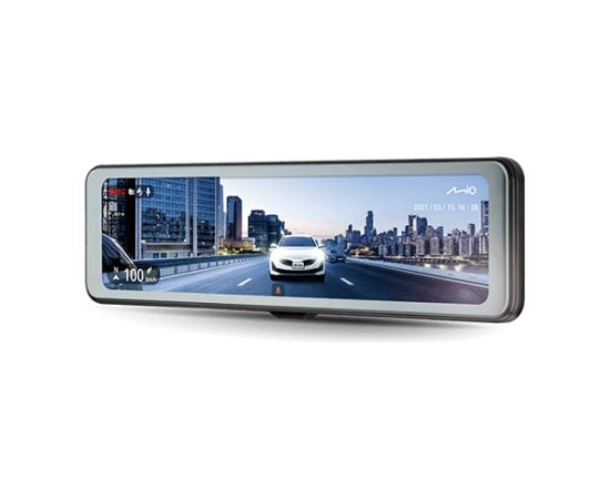 Mio MiVue R860WD, Dash Cam GPS Wi-Fi Front and rear cams synchronized for recording with an unobstructed view; 11.26" IPS anti-glare touchscreen; Upgrade to the STARVIS 2 technology for clear details; Integrated high speed Wi-Fi – Quick pairing using QR c Видеорегистраторы