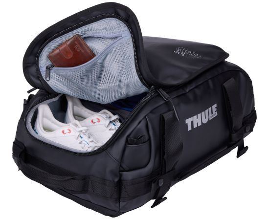 Thule Chasm Duffel Bag, 30L Black Waterproof