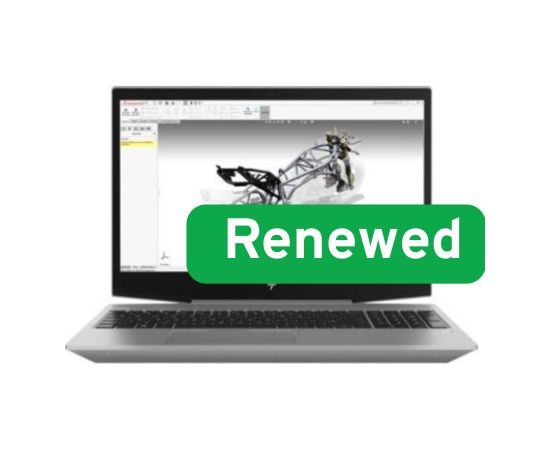 HP RENEW Grade C ZBook 15v G5 Mobile Workstation 15.6 " i7-8750H 24 GB SSD 1200 GB NVIDIA Quadro P600 Graphics Windows 11 Pro Keyboard language English 12 month(s)