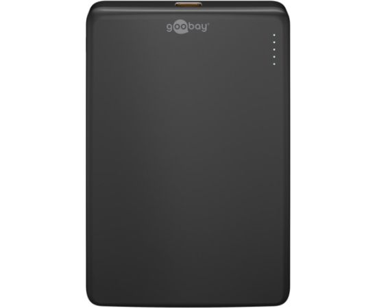 Goobay Magnetic Wireless Power Bank 70182 5000 mAh USB-C Black