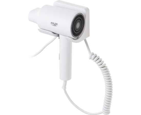 Adler Wall-Mount Hair Dryer AD 2285 2000 W Number of temperature settings 3 White