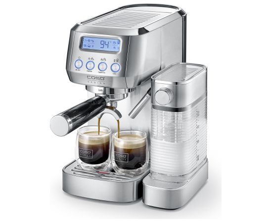 Caso Espresso machine Espresso Gourmet Latte Pump pressure 20 bar Built-in milk frother Automatic 1350 W Silver Кофеварки