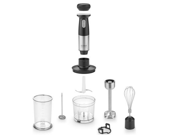 Caso Cordless 4in1 Hand Blender Set Click & Mash Hand Blender 180 W Stainless Steel/Black