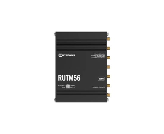Teltonika Dual Modem Router RUTM56 802.11ac 10/100/1000 Mbit/s Ethernet LAN (RJ-45) ports 4 Mesh Support Yes MU-MiMO Yes No mobile broadband Рутеры