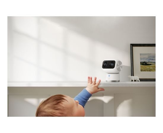 Anker Eufy Security Indoor Camera S350 Tabletop Wide-Angle Lens Micro SD, Max. 128GB White