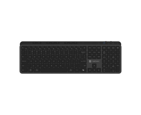 Natec Keyboard, Medusa, US Layout, X- Scissors Slim, Wireless, Black Natec