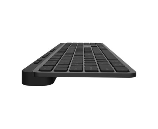 Natec Keyboard, Medusa, US Layout, X- Scissors Slim, Wireless, Black Natec
