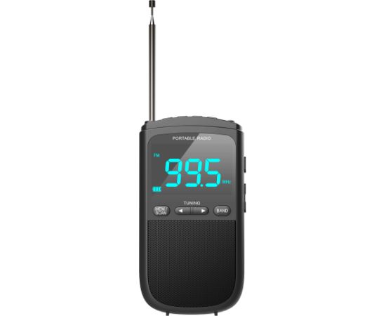 Camry Portable mini radio CR 1905 Alarm function Black