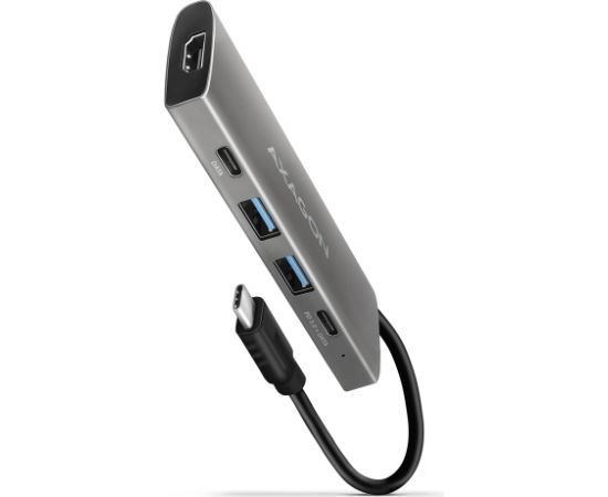 AXAGON Multi-port USB-C 10Gbps hub, 13cm HMC-5G21