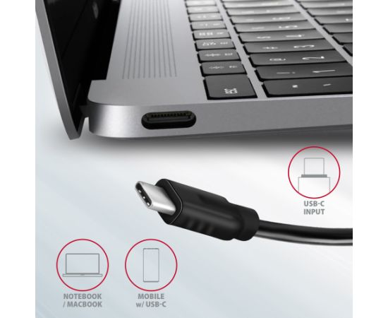 AXAGON Multi-port USB-C 10Gbps hub, 13cm HMC-5G21