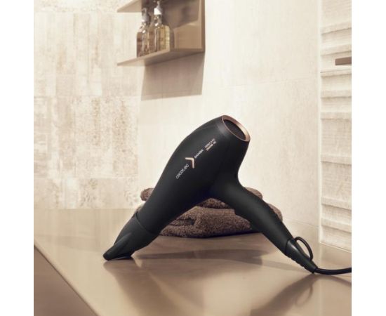 Cecotec Hair Dryer Ionicare 5350 Powershine Fire 2600 W Number of temperature settings 3 Ionic function Diffuser nozzle Black
