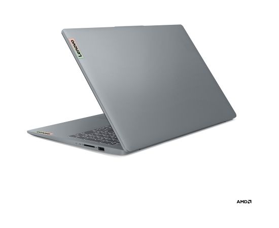 Lenovo IdeaPad Slim 3 15AMN8 Arctic Grey 15.6 " IPS FHD 1920 x 1080 pixels Anti-glare AMD Ryzen 3 7320U 8 GB Soldered LPDDR5 Solid-state drive capacity 128 GB AMD Radeon 610M Graphics Windows 11 Home 802.11ax Bluetooth version 5.2 Keyboard language Nordic