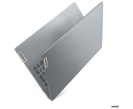 Lenovo IdeaPad Slim 3 15AMN8 Arctic Grey 15.6 " IPS FHD 1920 x 1080 pixels Anti-glare AMD Ryzen 3 7320U 8 GB Soldered LPDDR5 Solid-state drive capacity 128 GB AMD Radeon 610M Graphics Windows 11 Home 802.11ax Bluetooth version 5.2 Keyboard language Nordic
