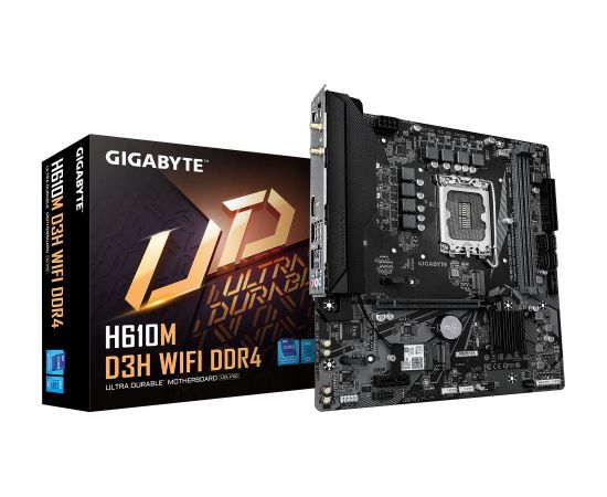 Gigabyte H610M D3H WIFI DDR4 Processor family Intel Processor socket LGA1700 Supported hard disk drive interfaces SATA, M.2 Number of SATA connectors 4 Материнские платы