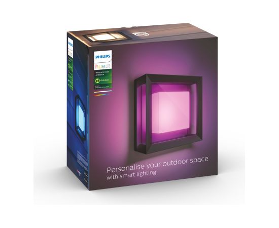 Philips Hue WCA Econic Outdoor Square Wall Lantern 15 W 2000-6500 Hue White Colour Ambiance