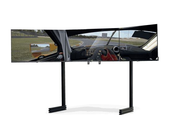 Next Level Racing Floor stand ELITE Free Standing Triple Monitor Stand Fully adjustable and customizable 21-43 " Black