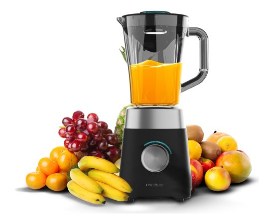 Cecotec Blender Power Black Titanium 1300MAX B Tabletop 1300 W Jar material Plastic Jar capacity 1.5 L Ice crushing Black