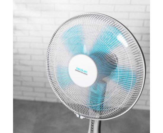 Cecotec EnergySilence 530 Power Connected Stand Fan White Diameter 40 cm Number of speeds 3 Oscillation 50 W Remote control