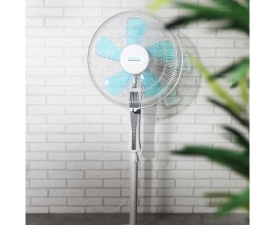 Cecotec EnergySilence 530 Power Connected Stand Fan White Diameter 40 cm Number of speeds 3 Oscillation 50 W Remote control