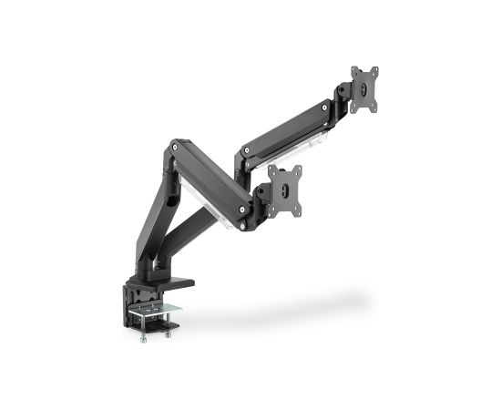 Digitus Desk Mount DA-90427 Adjustable Height, Rotate, Tilt, Swivel 15-35 " Maximum weight (capacity) 2x15 kg Black
