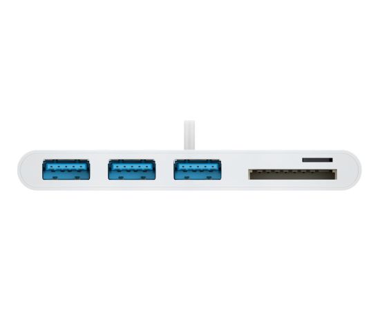 Goobay USB-C Multiport Adapter to 3x USB-A, Cardreader 40759