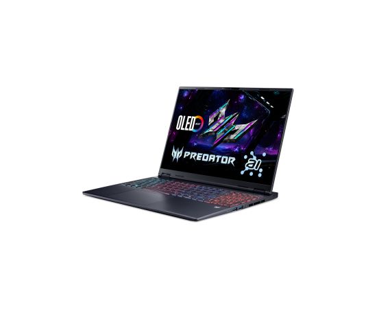 Acer Predator Helios Neo 16S AI PHN16S-71-7556 Abyssal Black 16 " OLED WQXGA 2560 x 1600 pixels Intel Core U7 255HX 16 GB DDR5 Solid-state drive capacity 1000 GB NVIDIA GeForce RTX 5060 GDDR7 8 GB Windows 11 Home 802.11ax Bluetooth version 5.3 Keyboard la Ноутбуки