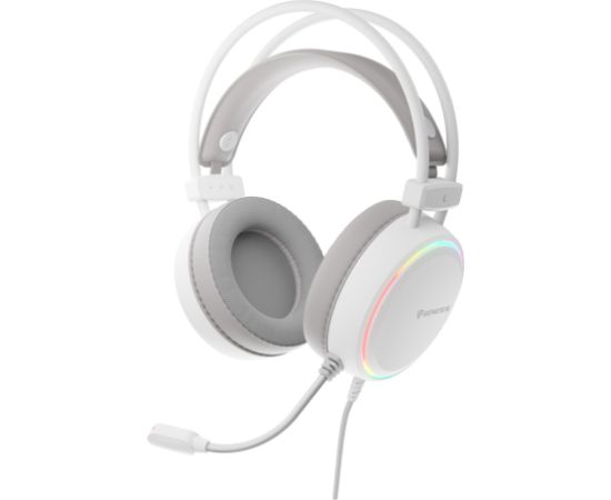 Genesis RGB Gaming Headset Neon 613 G2 Wired Over-ear Microphone White