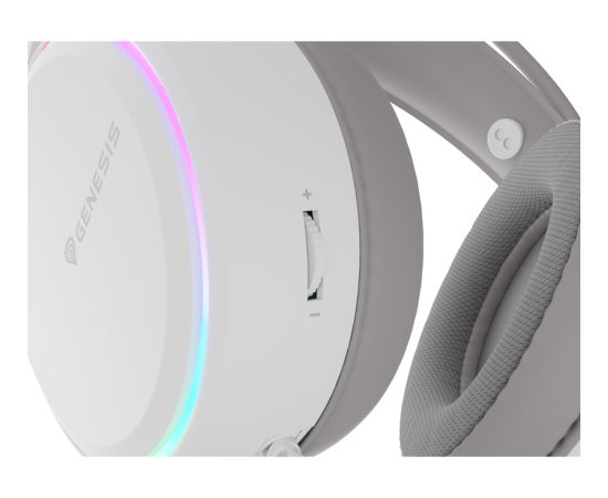 Genesis RGB Gaming Headset Neon 613 G2 Wired Over-ear Microphone White