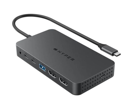 Hyper HyperDrive Universal USB-C 7-in1 Dual HDMI Mobile Dock for M1/M2 MBAir/Pro HDMI ports quantity 2