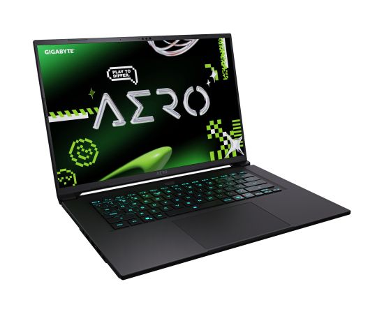 Gigabyte AERO X16 2WHA3EEC65AP Space Gray 16 " QHD+ 2560 x 1600 pixels AMD Ryzen AI 9 HX 370 32 GB DDR5 Solid-state drive capacity 1000 GB NVIDIA GeForce RTX 5070 Laptop GPU GDDR7 8 GB Windows 11 Pro 802.11ax Bluetooth version 5.2 Keyboard language US Key