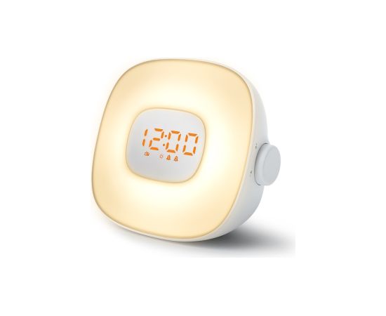 Muse Light Clock Radio ML-198CR Alarm function AUX in White