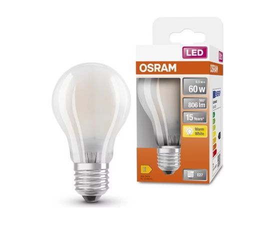 Osram Parathom Classic Filament E27 6.5 W Warm White