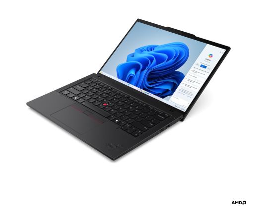 Lenovo ThinkPad T14 G5 Black 14 " IPS WUXGA 1920 x 1200 pixels Anti-glare AMD Ryzen 7 PRO 8840U 32 GB SO-DIMM DDR5 Solid-state drive capacity 1000 GB AMD Radeon 780M Graphics Windows 11 Pro 802.11ax Bluetooth version 5.3 Keyboard language Nordic Keyboard 