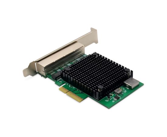 Digitus DN-10136 4-Port RJ45 RTL8125B, 2.5 GBits Server NIC