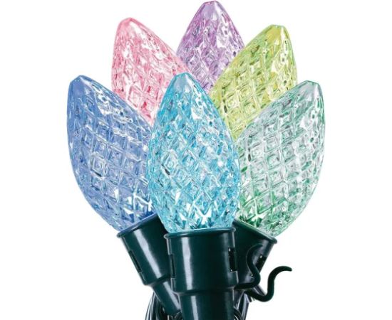 Twinkly C9 Bulbs Smart LED 40 RGB, 12.2m, Green wire|Multicolor