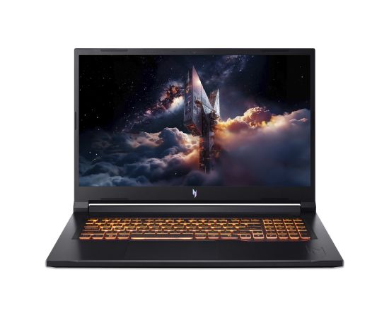 Acer Nitro V 17 AI ANV17-41-R27Z Obsidian Black 17.3 " IPS QHD 2560 x 1440 pixels AMD Ryzen 7 260 32 GB DDR5 Solid-state drive capacity 1000 GB NVIDIA GeForce RTX 5060 GDDR7 8 GB Windows 11 Home 802.11ax Bluetooth version 5.3 Keyboard language US internat Portatīvie datori