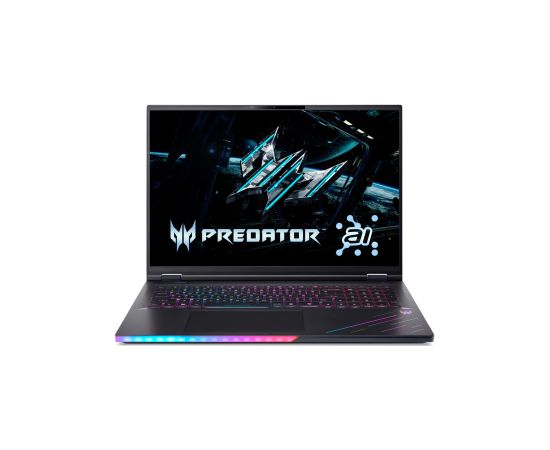 Acer Predator Helios 18 AI PH18-73-973Z Abyssal Black 18 " IPS WQUXGA 3840 x 2400 pixels Intel Core U9 275HX 192 GB DDR5 Solid-state drive capacity 2000 GB NVIDIA GeForce RTX 5090 GDDR7 24 GB Windows 11 Pro Bluetooth version 5.4 Keyboard language US inter Ноутбуки
