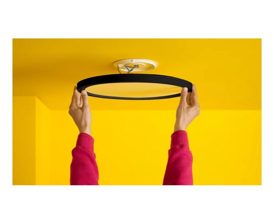 WiZ Smart WiFi SuperSlim Ceiling 545mm, Black 32 W 2200-6500 K (RGB)