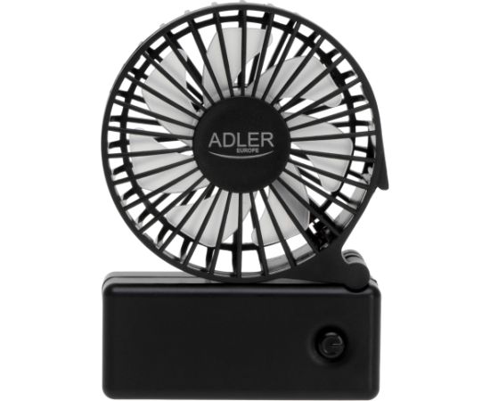 Adler Foldable mini fan AD 7336 Desk fan Black Diameter 6.5 cm Number of speeds 1