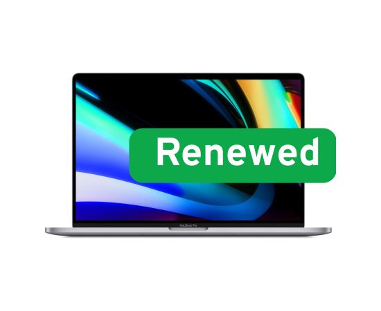 Apple RENEW Grade A MacBook Pro 16 " i9-9980HK 32 GB SSD 1000 GB AMD Radeon Pro 5500M Graphics macOS Keyboard language English/Russian 12 month(s)